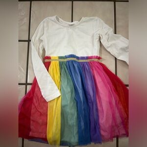Hanna Andersson Rainbow Tulle Dress